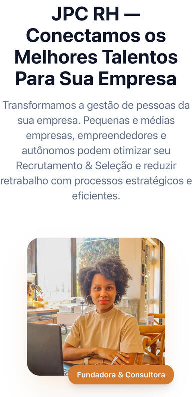 Logo da JPC CONSULTORIA RH JPC CONSULTORIA RH